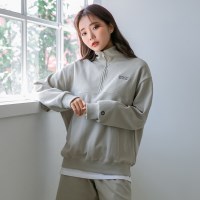 앨빈클로 더블코튼 AMUSE 반집업 맨투맨 DLX8504 (4 COLOR)