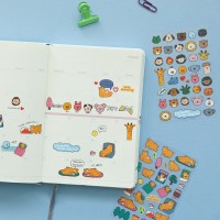 라인 홀로그램 스티커 01-08