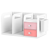 아트짐 파스텔 데스크 책꽂이 정리함