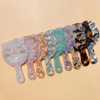 [귀염/영롱] 냥냥펀치 야옹이 고양이 휴대용 마블 손거울 (9color)