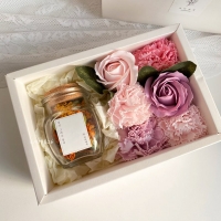 유기농꽃차 플라워박스 보자기포장