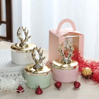 사슴뿔 도자기 화장품 정리대 향수 인테리어 카페 소품 정리 쟁반