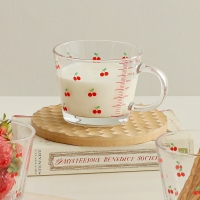 앵두 손잡이 머그 시리얼컵