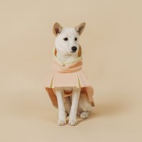 강아지우비 레인코트 비옷 소형견 중형견 대형견 (핑크)