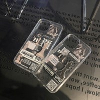 [CHESS CASE] 체스 체크 보드 아이폰 갤럭시 투명 폰 케이스