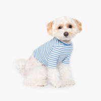 베럴즈 베이직 스트라이프 티셔츠 (블루)