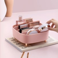 오픈식 칸막이 미니 화장품 쿠션 수납 정리함 보관함