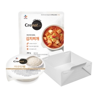 CJ 크레잇 김치찌개 250g+즉석밥 200g+종이냄비