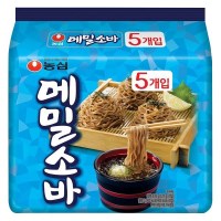 [농심] 메밀소바 멀티 봉지라면  1봉(5개입)