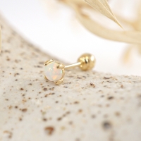 [오팔하우스]14k 합성 오팔 피어싱 OPDJE3315