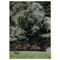 숲 패브릭 포스터 유럽 풍경 액자 감성 포스터 휴식 D