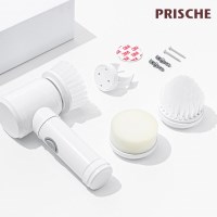 [프리쉐] 3중 브러쉬 무선 핸디형 욕실청소기