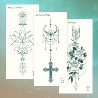 MEGA TATTOO 타투스티커 대형 3종