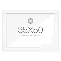 보석십자수액자 35x50 고급형 우드 화이트