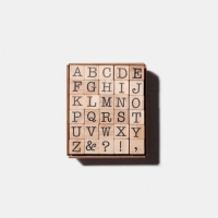 TOOLS to LIVEBY Alphabet Stamp (capital letters)