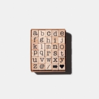 TOOLS to LIVEBY Alphabet Stamp (small letters)