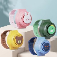 휴대용 무선 미니 어린이 손목 시계 팔찌 선풍기 캠핑
