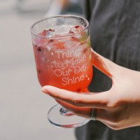 오니프 레터링 고블렛잔 345ml