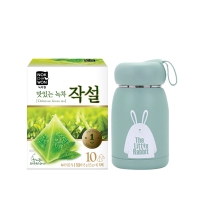 [녹차원] 맛있는녹차작설 10T + 토끼텀블러