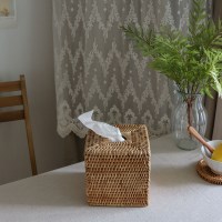 라탄 사각 휴지 케이스 커버