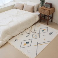 헤일리 태슬 면 매트러그 4size