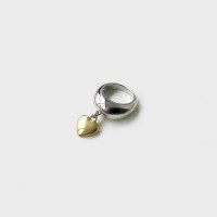 chunky heart ring