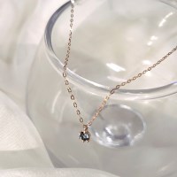 14K 블라썸 런던블루토파즈 목걸이