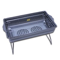 사각 그릴 (대) / 바베큐 그릴 접이식 야외 캠핑 숯불/가방없음