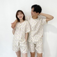 시원한 풍기인견 쿨 파마자 잠옷 세트
