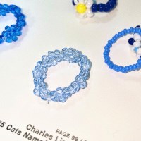 Sea Foam Flowers Beads Ring