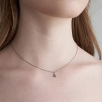 A slim chain necklace - 2 color