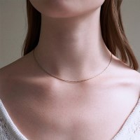 Simple line necklace - 2 color