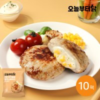 [오늘부터닭] 닭가슴살 함박스테이크 콘치즈맛 100g 10팩
