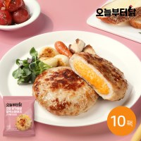[오늘부터닭] 닭가슴살 함박스테이크 고구마치즈맛 100g 10팩
