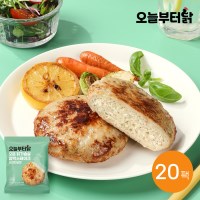 [오늘부터닭] 닭가슴살 함박스테이크 오리지널맛 100g 20팩