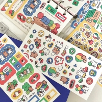 윤구 해피띵스 스티커 4종