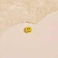 [봄밤달] 노랑노랑 스마일 써지컬바 피어싱 / 귀걸이