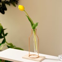 알롱제 로즈골드 와이어 화병 _ 철제화병 / 실루엣화병 / 인테리어소