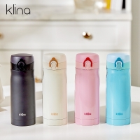 클리나 보온보냉 원터치 텀블러 350ml (펄블루/펄핑크/무광블랙)