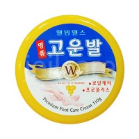 웰빙헬스 명품고운발 (노랑) 110g 1개/풋케어/발각질