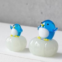 유리 펭귄 가족 2종 세트