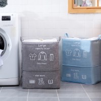 [클리어런스] 높이확장 대용량 옷 이불 정리함 4type