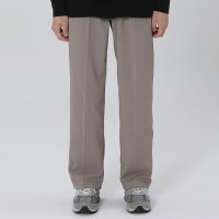 유니섹스 와이드 밴딩 슬랙스 스탠다드 dusty beige