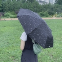 큐피드곰 UV 차단 암막 3단 우양산 2colors