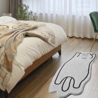 누운고양이 대형 침실 물세탁 워셔블 러그 주방 매트