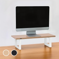 레토 우드+메탈 모니터 받침대 높이 15cm 거치대