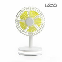 레토 충전식 LED 무드등 미니선풍기 화이트 LMF-TM02+사은품