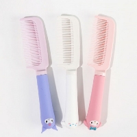 산리오 캐릭터즈 입체 손잡이 헤어빗