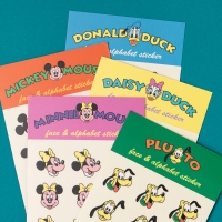 [디즈니] 빈티지 알파벳 스티커 (5종)