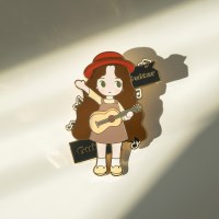 애뽈 숲소녀 시리즈 뱃지 기타리스트